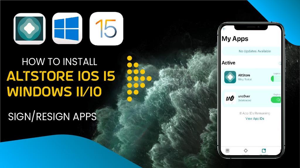 'Video thumbnail for How To Install AltStore iOS 15 on iPhone Windows 11/10 | Download AltStore Windows (2022)'