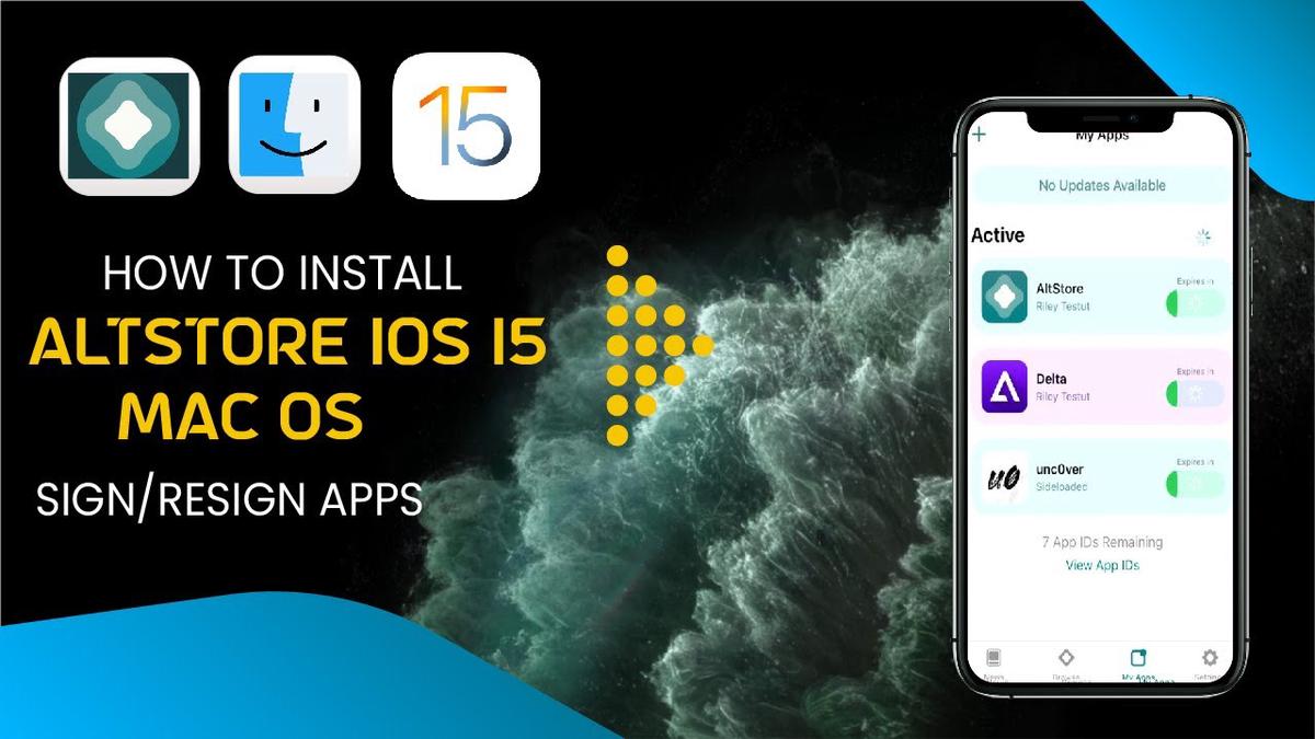 'Video thumbnail for AltStore Mac Download: How To Install AltStore iOS 15 on iPhone, iPad on MAC (2022)'