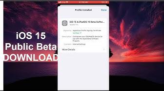 'Video thumbnail for How To Download install iOS 15 public beta by Apple #shorts'