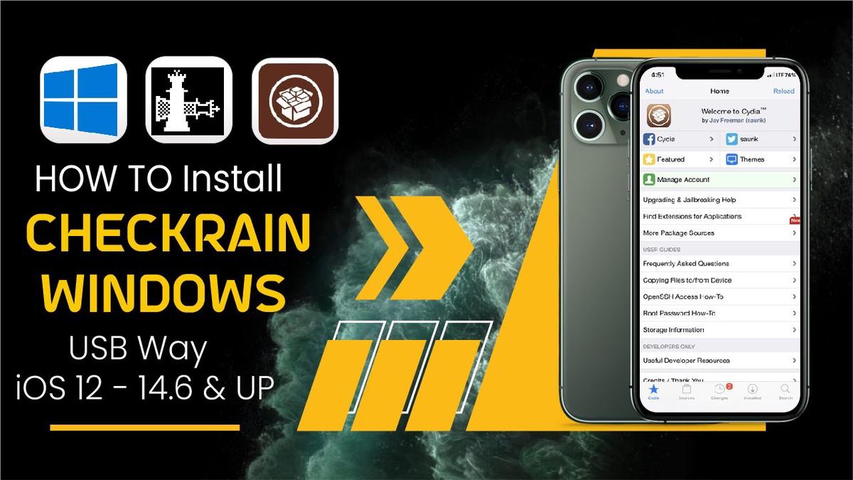 'Video thumbnail for New Checkra1n iOS 0.12.4 Windows 2022 |Install iOS 14.8 Checkra1n Windows Jailbreak Justatech iPhone'