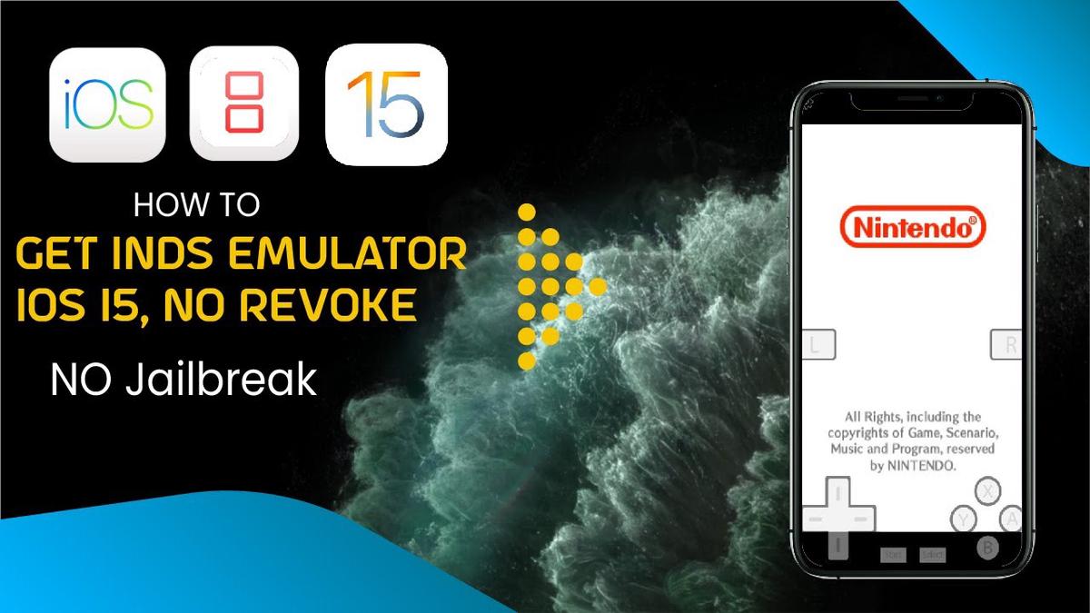 'Video thumbnail for DS Emulator Download: How to get Nintendo iNDS emulator iOS 15 for iPhone 2022, Install NDS Emulator'